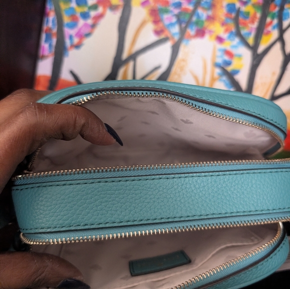 NWT Kate Spade Teal Crossbody Bag - Picture 3 of 3